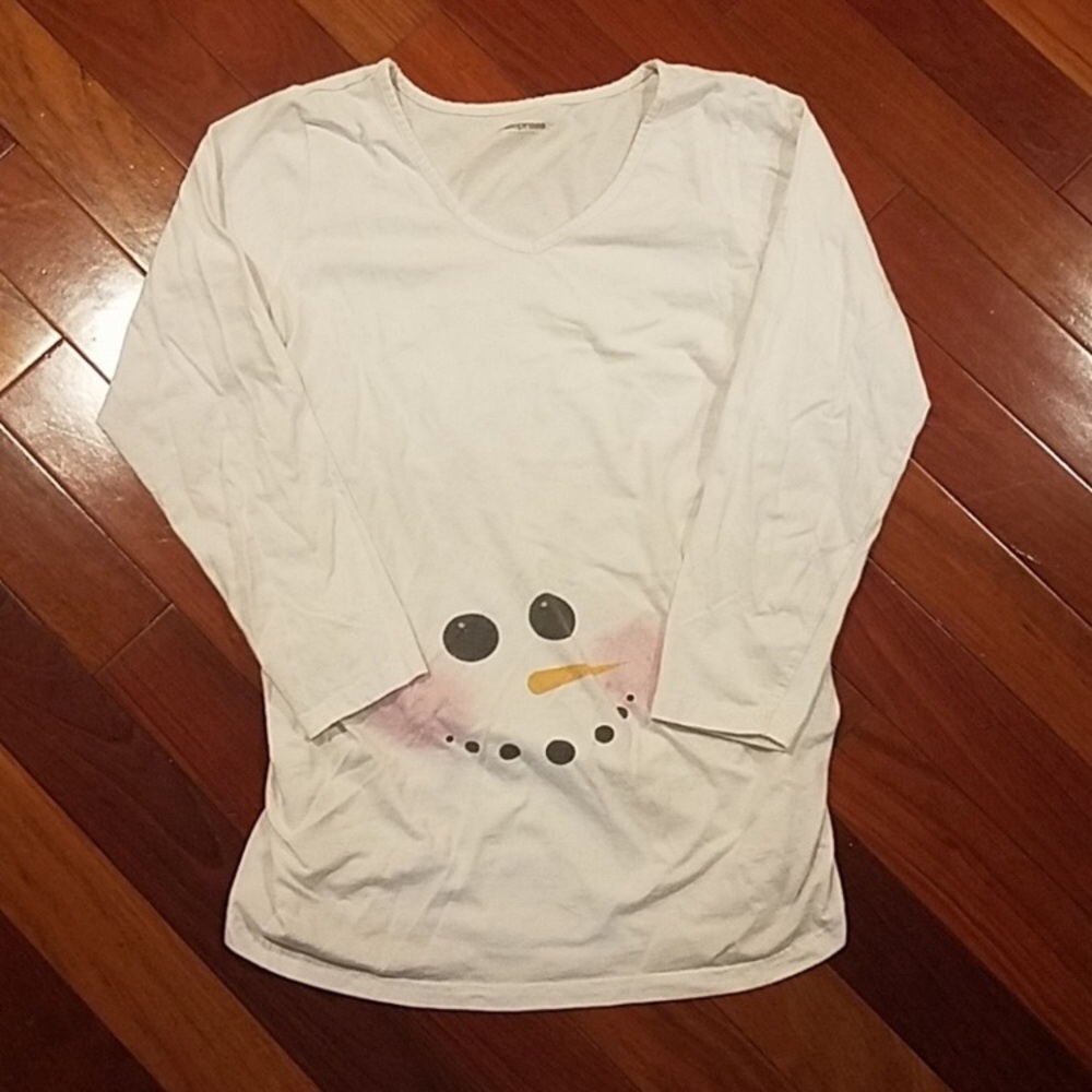 Long sleeve maternity shirt